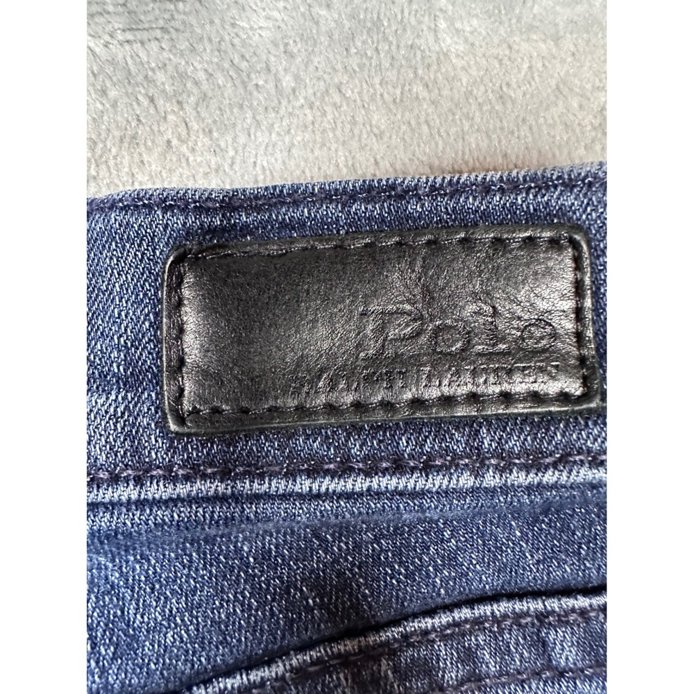 Polo Ralph Lauren Sullivan Slim Jeans Mens 31R Dark Wash Blue Denim Pants 31x30 - Picture 11 of 12